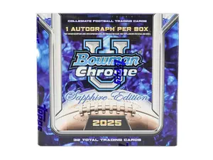 2025 Bowman University Chrome Sapphire Football Hobby Box