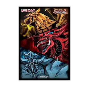 YuGiOh Slifer Obelisk and Ra Card Sleeves (50-Pack)
