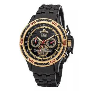 Amsterdam Pionier GM-515-12 | Black | Made in Germany automatic watch