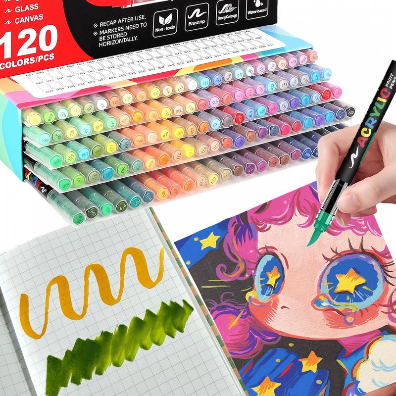 IS.120/168 Color Blendable Art Marker Pens,Multi-color Acrylic Markers Set,Quick-Drying Drawing Supplies Kit for Metal,Gssla,Ceramic,Diy clothing accessory and handmade,for Painting Drawing llustrations,for Birthday gift,Independence Day and Easter gift IS.120/168 Color Blendable Art Marker Pens,Multi-color Acrylic Markers Set,Quick-Drying Drawing Supplies Kit for Metal,Gssla,Ceramic,Diy clothing accessory and handmade,for Painting Drawing llustrations,for Birthday gift,Independence Day and Easter gift