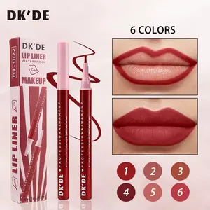 Waterproof Long-Lasting Smooth Lip Liner Pencil, Non-Sticky Cupstick Lip Marker, Lip Liner Makeup, Portable Lightweight Daily Use, Beauty Cream Single Item, Waterproof Formula, Lipliner