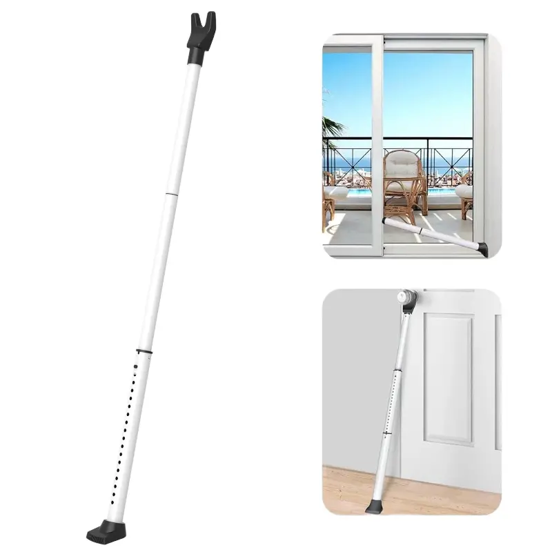 ORAINGI Heavy Duty Adjustable Door Security Bar, Anti-Theft Door Brace for Home Protection, No Drill Door Lock Bar with Non-Slip Rubber Base