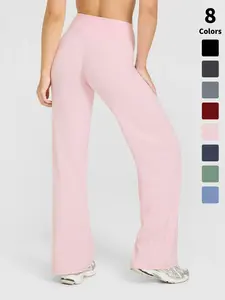 Women's Casual Wide Leg Sport Pants, Perfect Choice for Autumn Winter, Comfortable Fashion Design, Ideal for Daily Wear, Sports Bottoms, Gym Sportswear Bottoms