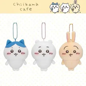 Chiikawa Small Foot Pendant Giicawa Plush Bag Hanging Ornament Small Eight Ousaqi Doll Good-looking Keychain collectible toy adorable gift