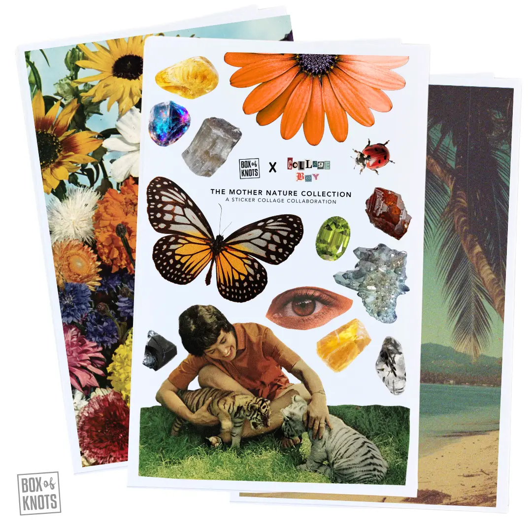 The Mother Nature Collection | Limited Edition | Collage Boy Collaboration | Full Sheet Sticker Adhesive | Vintage Magazine | Dreamcore | Magazine Style | Sticker Sheets | Matte | Decorative Collage and Junk Journaling Decor | Scrapbooking | DIY tiktoksho