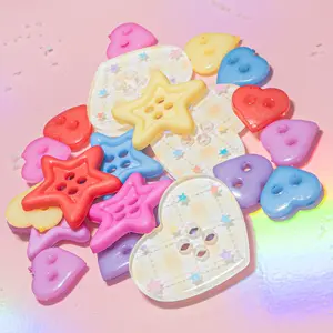 Sweet Starry Argyle Button Mix