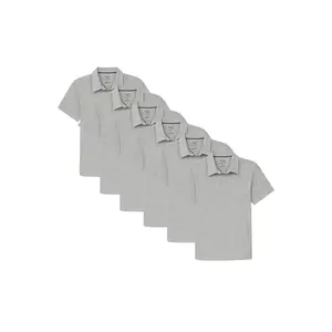 Organic Polo Shirt 6 Pack / Heather Grey