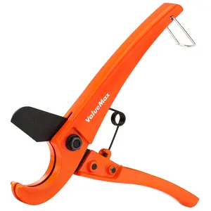 #fathersdaygift ValueMax PEX Cutter with Sharp Blade, Hose Cutter with 1/8"-1" Cutting Capacity, Tubing Cutter for PEX, PPR, PE, PP and Rubber Hoses, Suitable for Home and Plumbing Repairs
