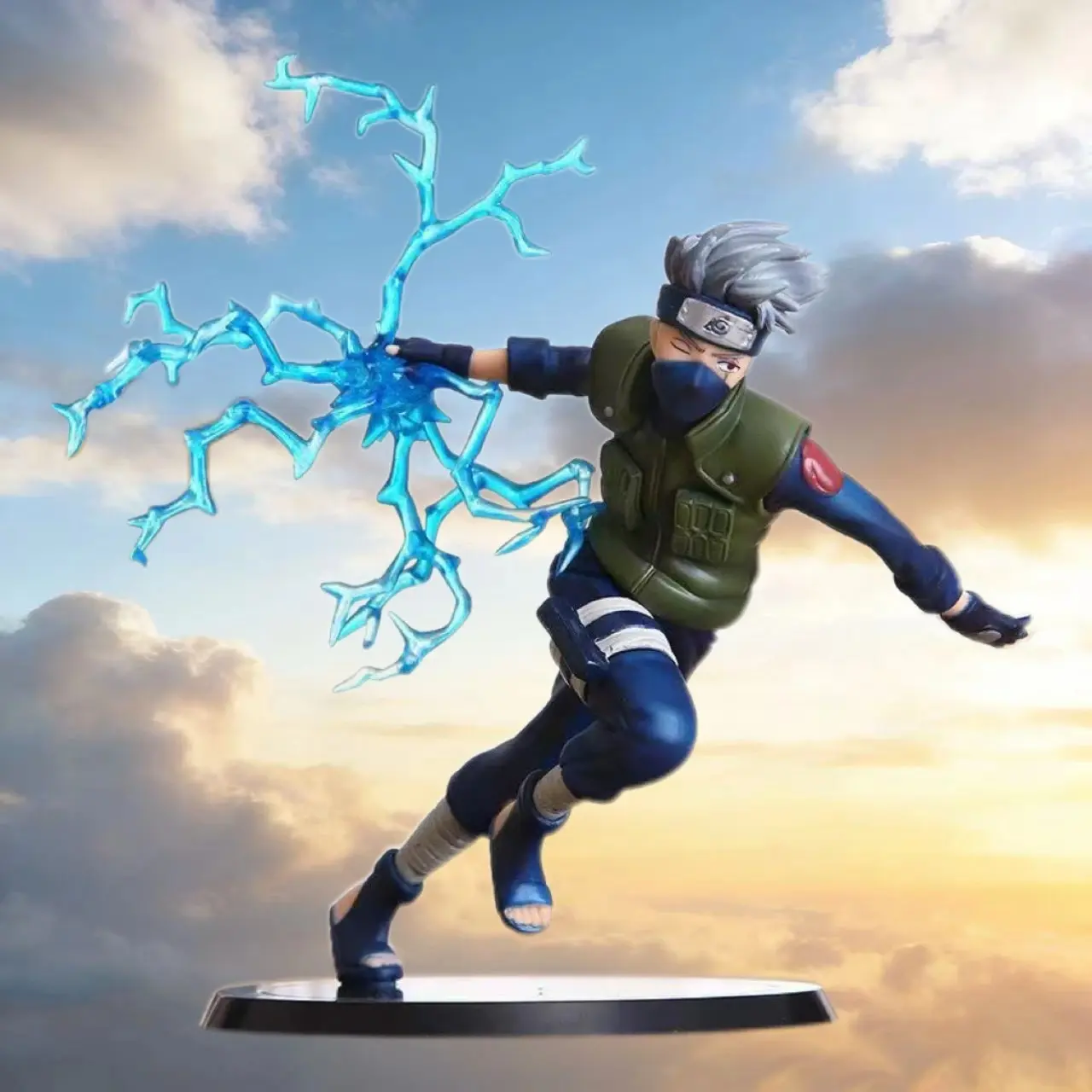 19cm/7.5in Naruto Shippuden Movie Character Hatake Kakashi Anime figurines PVC Model Scene Statue Desktop Decoration Ornaments