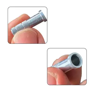30pcs Aluminum Alloy Arrow Insert Pieces, Fits Inner Diameter 6.2mm Carbon Arrows, Durable Lightweight Archery Hunting Target Outdoor Training Accessories