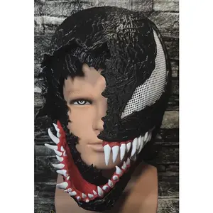 Venom-inspired helmet Venom-inspired helmet