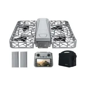 Pocket-Sized Self-Flying Camera-125g Lightweight Mini Drone,Smart Follow, 4.5-Inch Screen Remote, Electrically Adjustable Dual Cameras,  Long battery life with 2 batteries,HD Image Transmission, Foldable and portable. Perfect Festival Gift