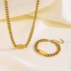 Fashion Stainless Steel Necklace Set