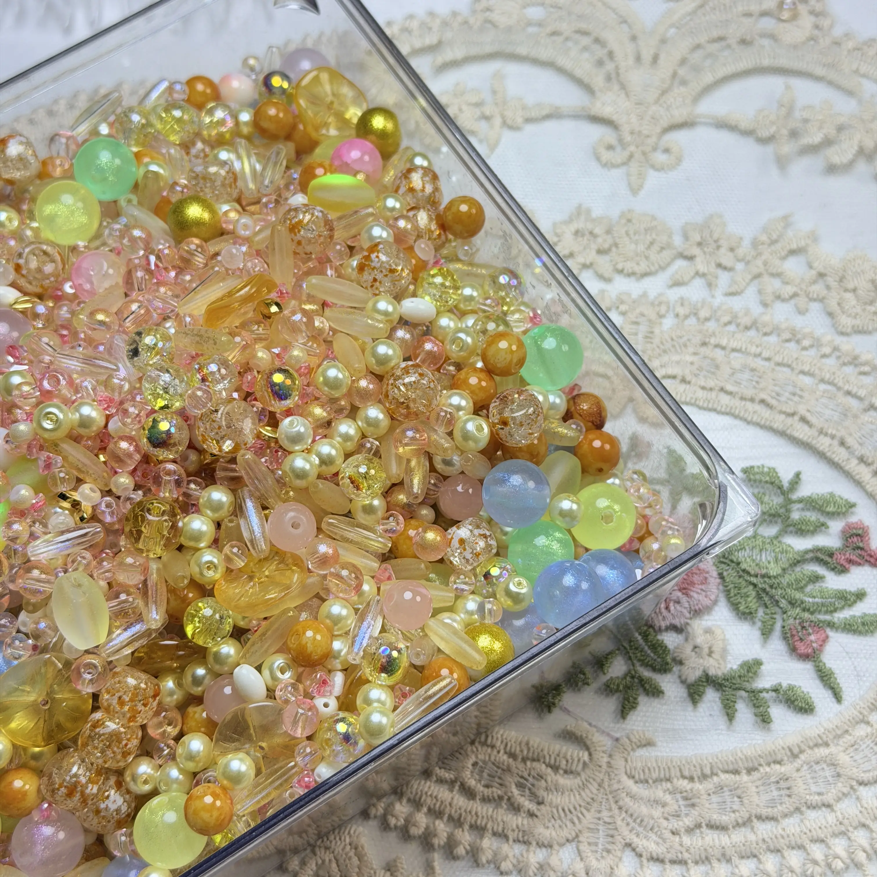 【A18】Sunset Glass Bead MIX 50ML