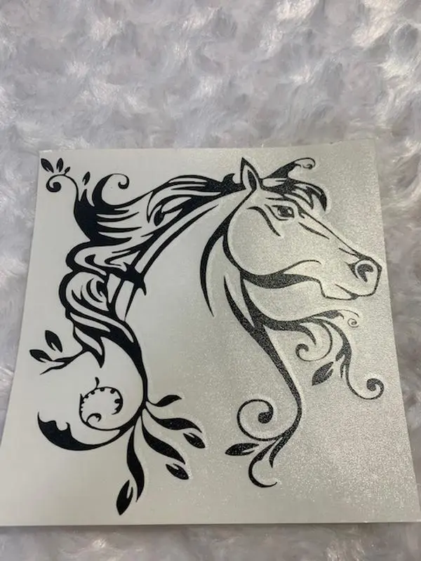 Horse Head Vinyl Car Decal
