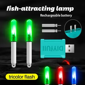 Bright Fishing Signal Light, LED Lure Light for Nighttime Use, Durable Abs Material, Easy-To-Use Design, Ideal for Anglers