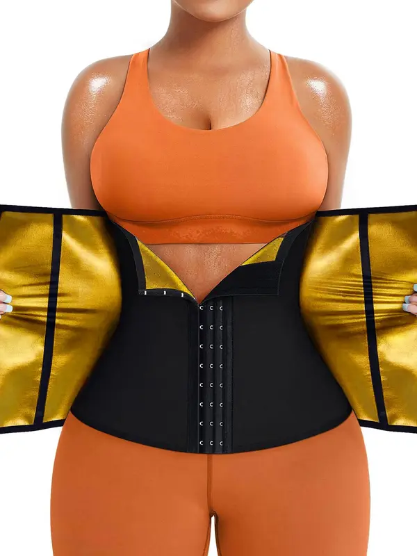 Women's Plain Zipper Waist Trainer, Basic Tummy Control Hook Closure Fajas Colombianas Shaper, Summer Outfits 2026, Women's Tummy Control Clothing 6