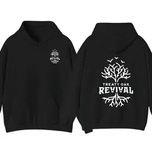 Vintage Style Country Soul Covenant Oak Revival Hoodie Unisex Style Soft Cotton Fabric Women's Print Christmas Gift, Holiday Gift, Birthday Gift, Fashionable and Comfortable, Unisex