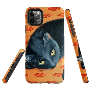iPhone Tough Case - Black Cat