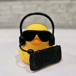 Yellow Rubber duck, Keyboard headset Duck,Office worker duck, Admin duck, Pc gamer duck