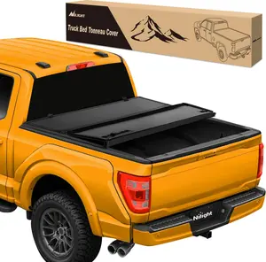 Nilight Truck Bed Tonneau Cover Hard Tri-fold Compatible with Ford F150 2015 2016 2017 2018 2019 2020 2021 2022 2023 2024 2025-5.5ft Car Accessories Car Protector  dealsforyoudays