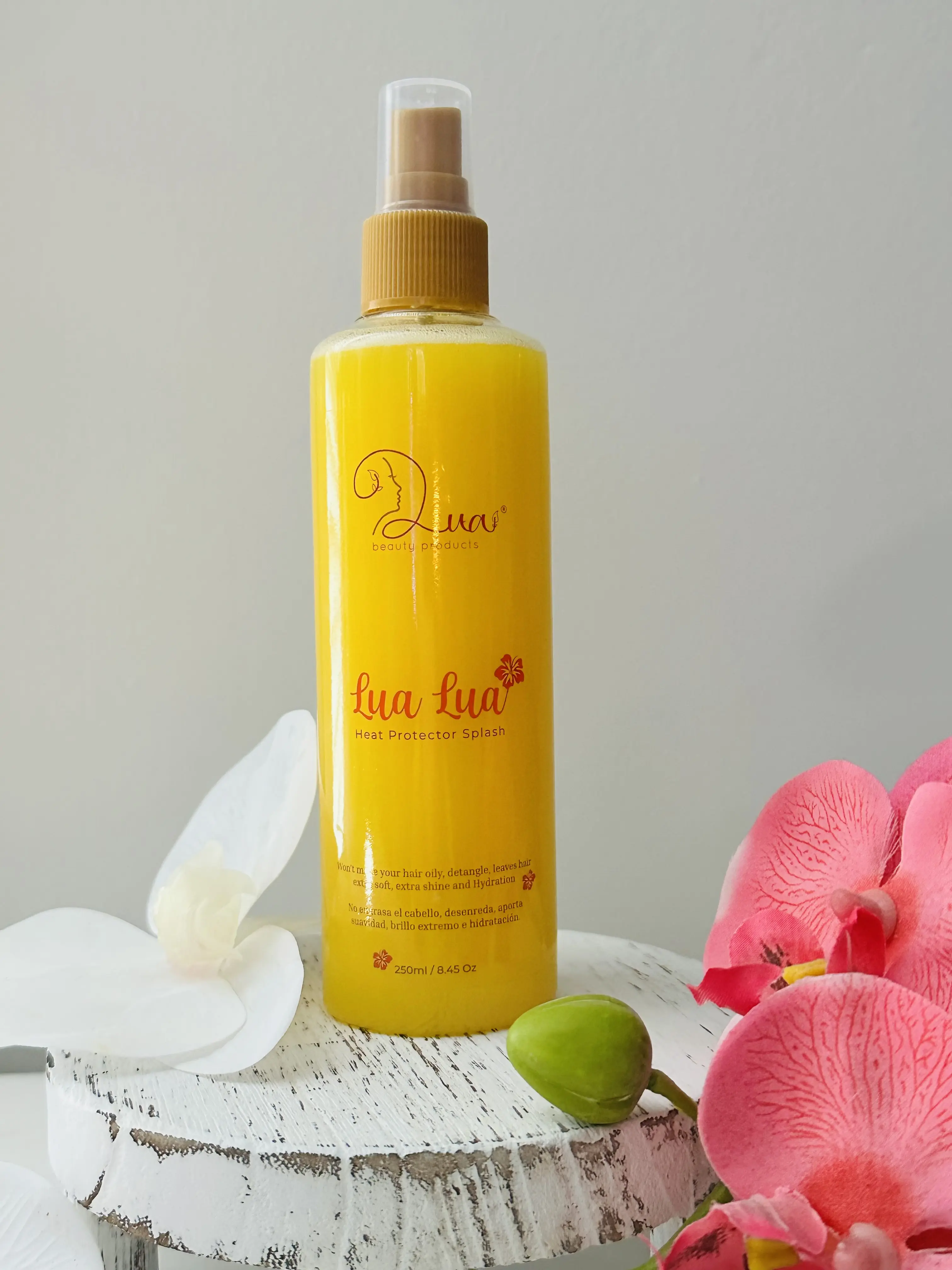 Hair spray, splash para cabello, splash protector térmico y protector solar, protege tu cabello de la sal del mar y quimicos de la piscina, desenreda tu cabello natural mente Gel Haircare