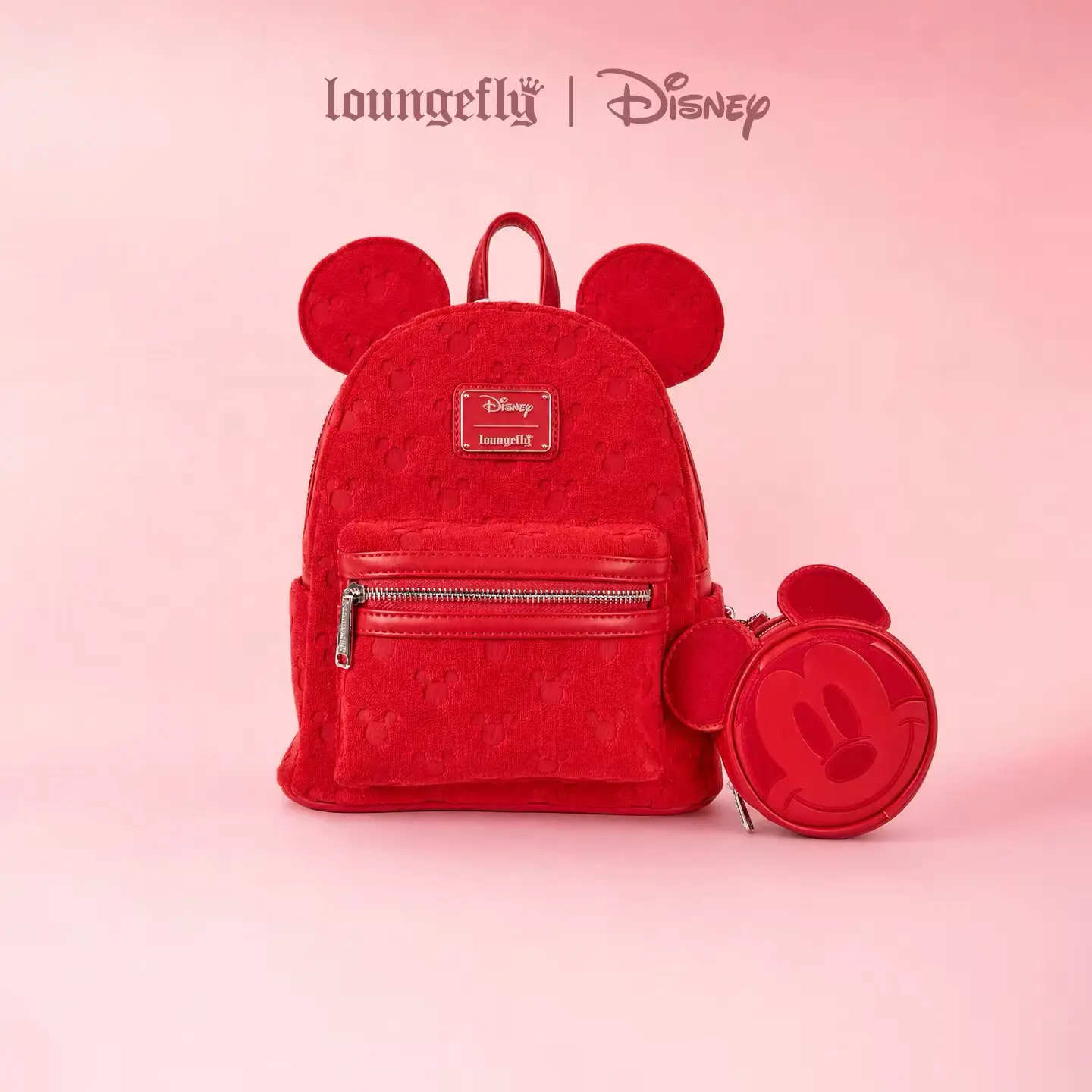Loungefly x Disney Mickey Mouse Cosplay Mini Backpack Cartoon Womens Small Bag