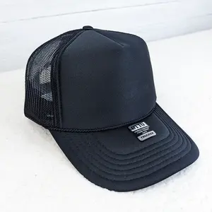 Black Foam Trucker Hat