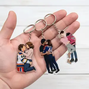 Briar University Graham 44 Hockey Keychain, Off-Campus Keychain, Hockey Romance, Briar U Keychain