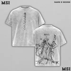 Fern | Frieren: Beyond Journey’s End Anime Washed Tee Hoodie Sweater Double Printed “Disciple of Magic” — For Shonen Fans, For Gift Drops That Rise With Spirit