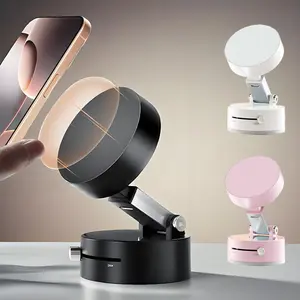 Vacuum Magnetic Phone Holder, Foldable & Portable Phone Stand, Multipurpose Phone Holder for Car, Home, Office