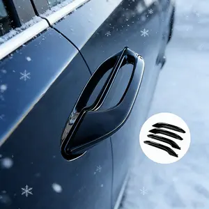 Tesla Model 3 / Y Door Handle Anti-Freeze Covers – Winter Ice & Snow Protection, Matte Carbon Fiber Style, 4PCS