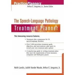 USED-The Speech-Language Pathology Treatment Planner by Landis, Keith (Paperback)