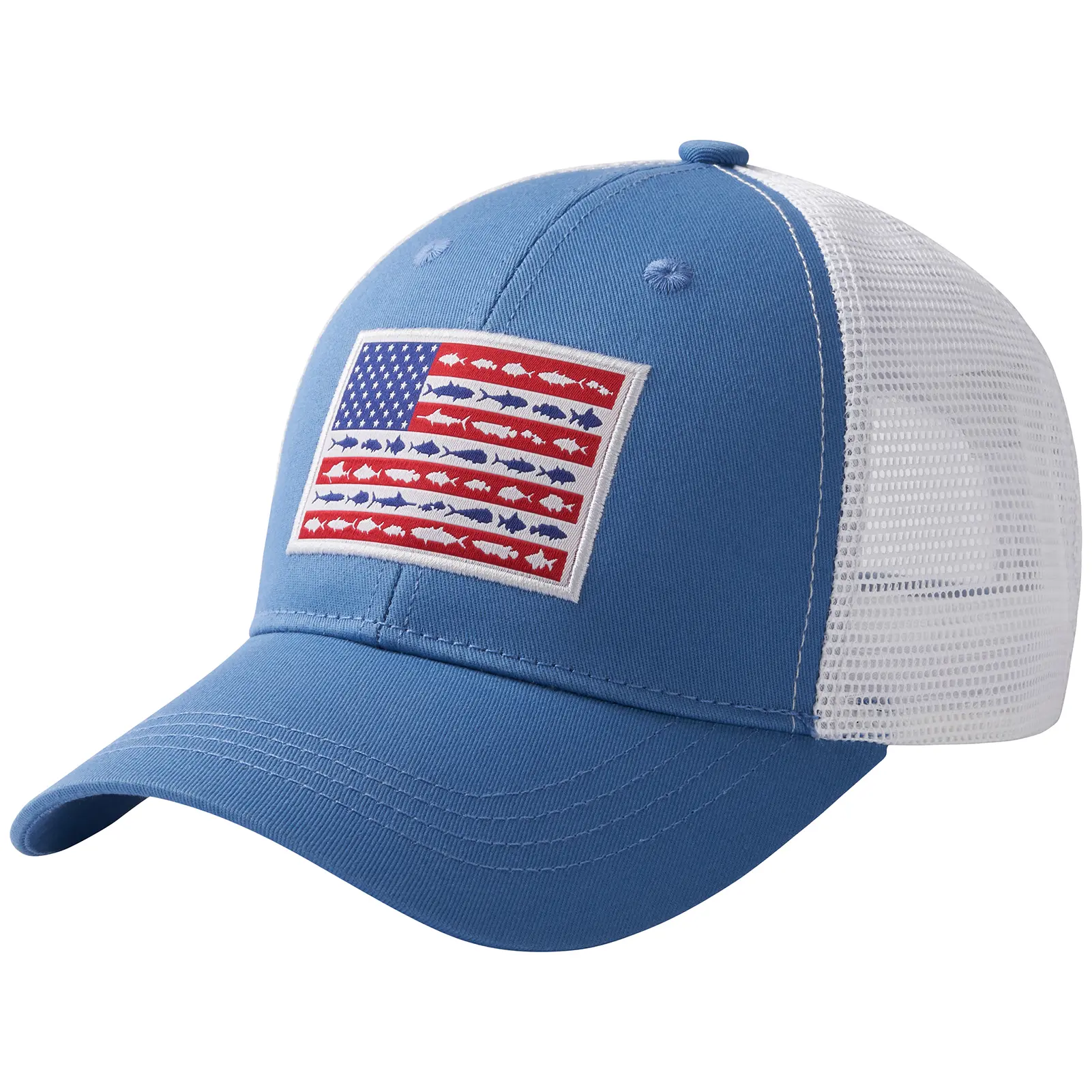 Marina Blue Fish Flag