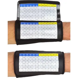 Youth Triple Wrist Coach, Football Wristbands for Plays, Baseball Wristbands, QB Arm Bands golf  wrist  trainer grip  golf Complete Golf Club Set with Stand Bag Durable Precision Golf Tees wild  head  covers blades  brown  golf  bag Lightweight Mallet Put