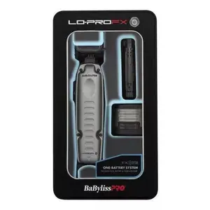 BaBylissPRO FXONE LO-PROFX High Performance Trimmer FX729 – Grey – Precision Grooming Tool