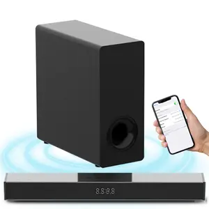 Ultimate Sound Bar, Smart TV Sound Bar with Dolby Atmos, 160W Peak Power Soundbar with Subwoofer, TV Sound Bar with Bass Boost, Home Theater TV Speaker Sound Bars, Ultra-Slim Series