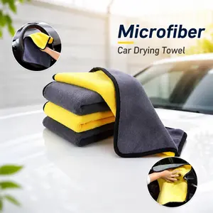 10 Pack Dual-Sided Scratch-Free Microfiber Car Towels, for Small Vehicles Daily Cleaning & Detailing, Portable Auto Drying Cloth, Ultra Compact High Absorbency Soft Quick-Dry Car Care Gadget