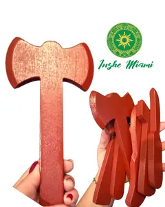 Herramientas de Chango Color Caoba 7"–8" | Juego Tradicional de Madera | Inshe Miami