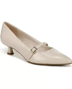 Women's Madelyn Mary Jane Pointed Toe Kitten Heel Pumps