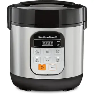 Digital Programmable Rice Cooker & Food Steamer ‚Äì 6-Cup Capacity with Slow Cook & Egg Functions