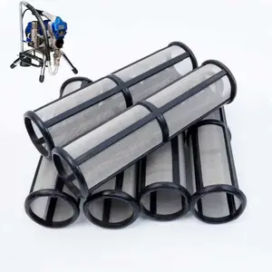 6 Pcs Airless Paint Sprayer Filter Pump Manifold Strainer 390 395 490 495 595 Compatible with Graco 246384 for Airless Paint Sprayers Paint Sprayer Accessories 60 mesh
