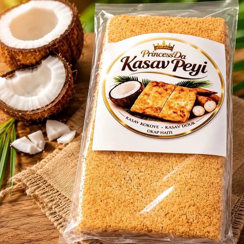 Haitian Cassava Bread Haitian Cassava Bread