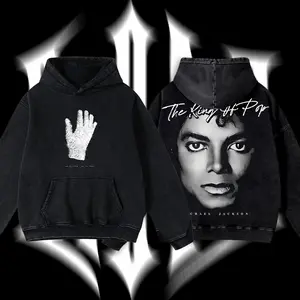 [MusicStyle] Michael Jackson King of Pop V2 Vintage Wash T-Shirt – Retro Graphic Tee, michaeljackson, kingofpop, mj, y2kfashion, retrostyle, oversizedtee, popculture, ootd, trending, fashiontiktok