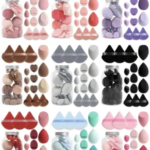15 Makeup Sponges Variety Pack - Assorted Colors for Flawless Application - Soft & Durable for All Skin Types