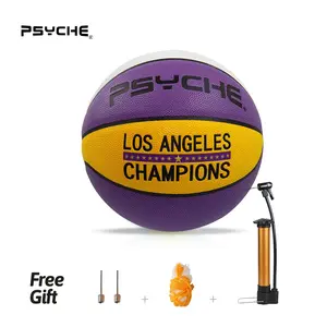 PSYCHE Basketball Size 7 Original Leather Basketball Training Basketball Ball Indoor Outdoor Basketball