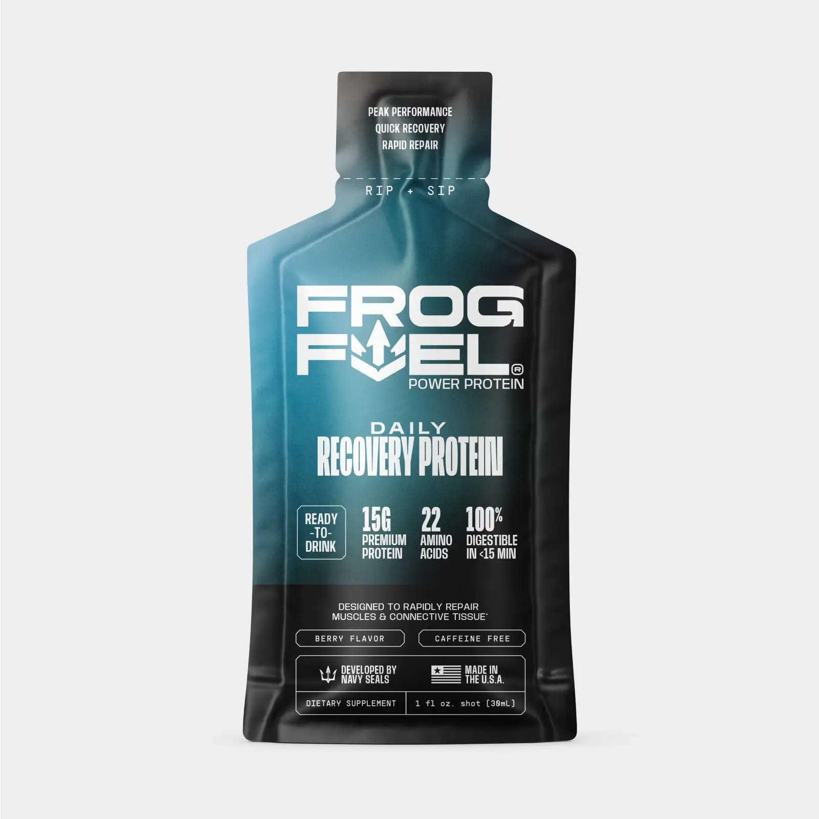 Frog Fuel Power Protein  Daily Recovery Protein Shot  Total Body Recovery Protein