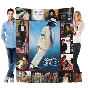 MJ Forever Blanket Music Lovers Michael Fans Velveteen Plush Blanket Birthday Gift Anniversary Gift Christmas Gift