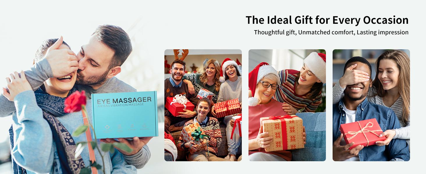 arboleaf Eye Massager with Heat, Heated Eye Massager for Migraines with Compression and Music, Wireless Eye Mask Massager with Heat, 5 Modes Portable Massaging Eye mask for Relieve Eye Strain