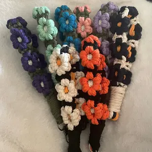 Macrame Daisy wristlets